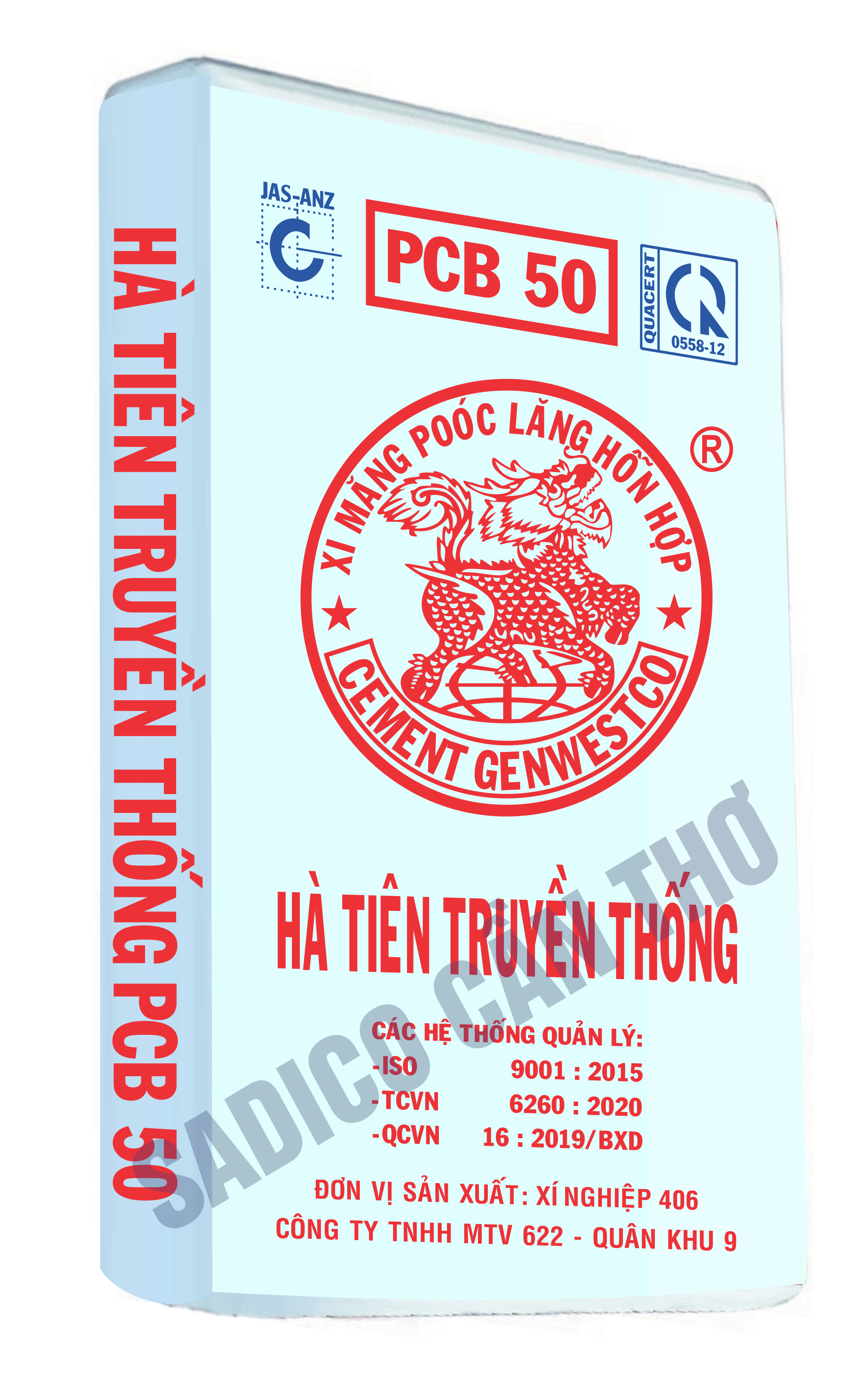 Vỏ bao XM Cement Genwestco PCB 50