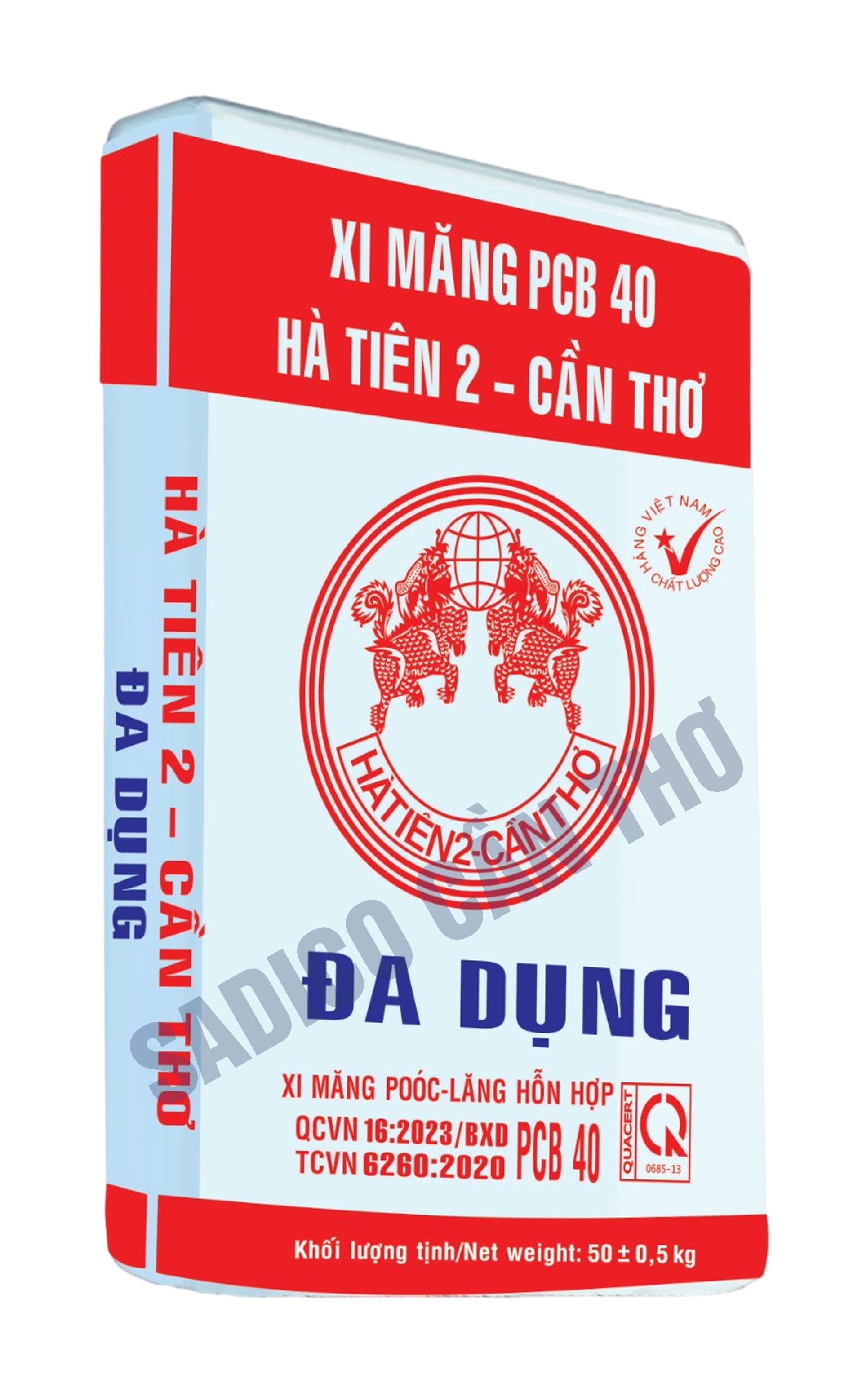 Vỏ bao XM Hà Tiên 2-Cần Thơ Đa Dung PCB 40