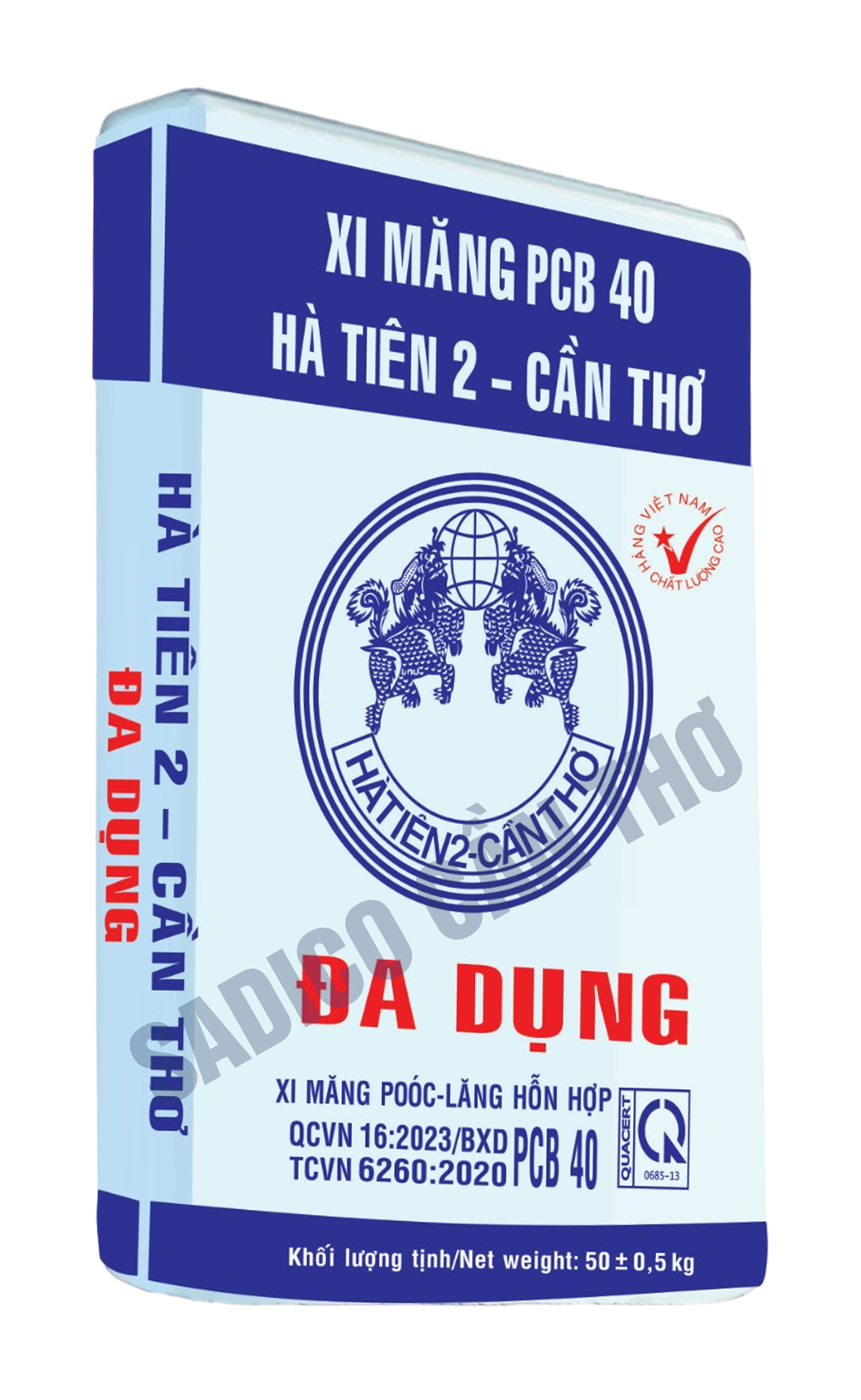 Vỏ bao XM Hà Tiên 2-Cần Thơ Da Dụng PCB 40