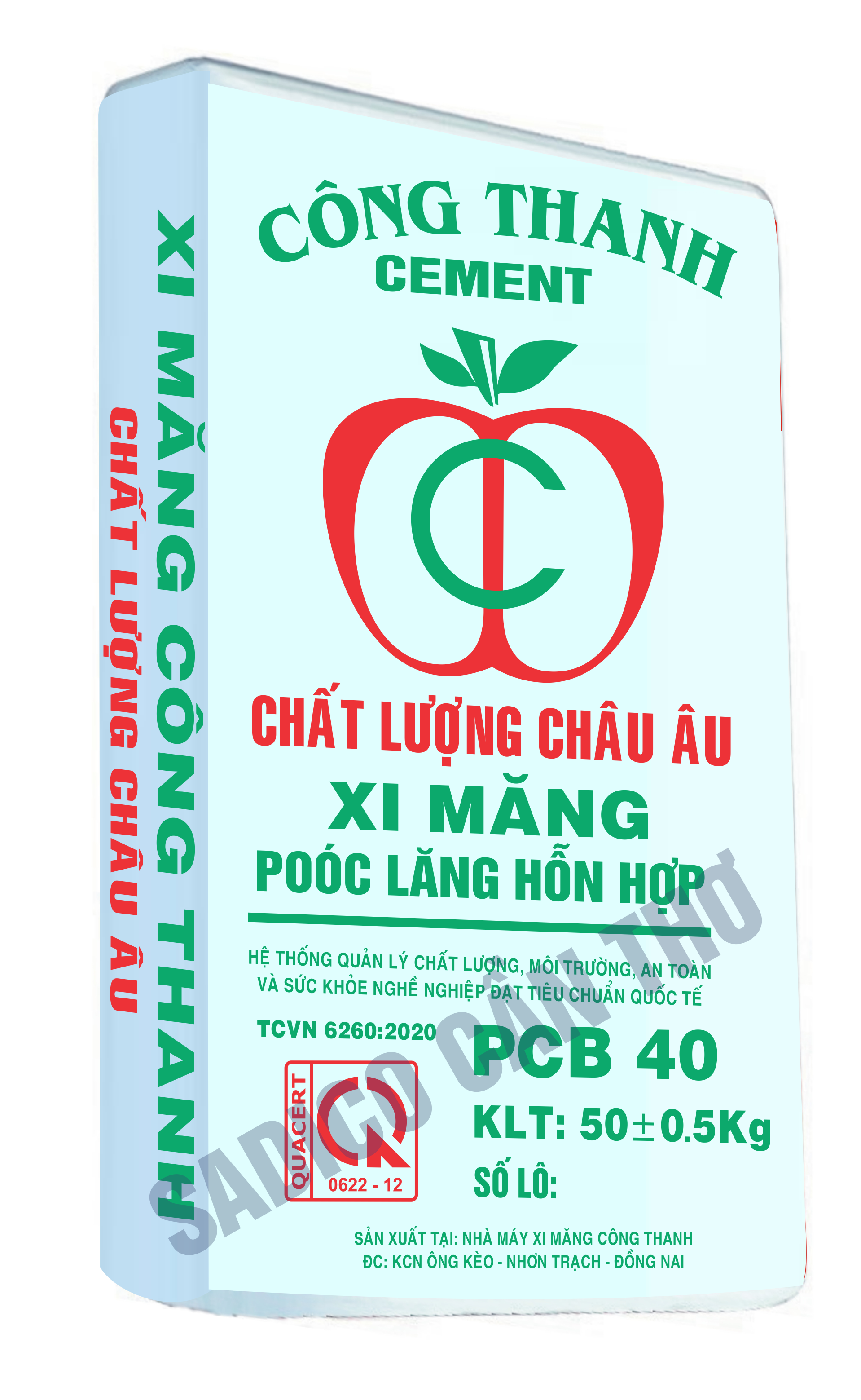 Vỏ bao Xi Măng Công Thanh PCB 40-Nhơn Trạch-ĐN